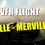 VFR Flight – Lille Merville